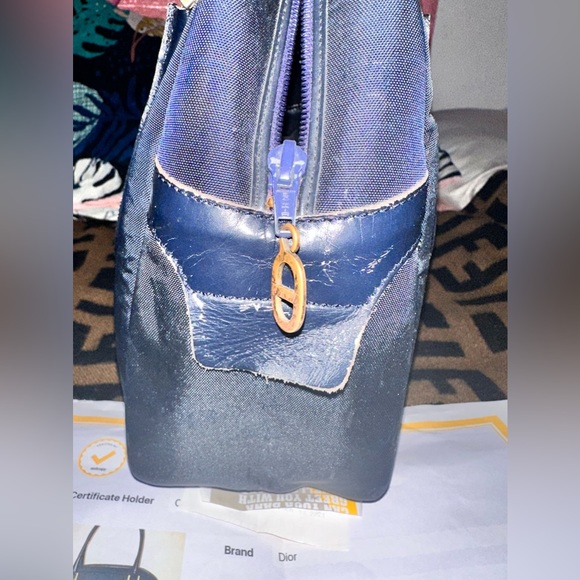 Authentic Vintage Christian Dior Canvas Bag - Picture 9 of 10